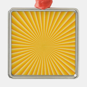 Gute Morgensonne Ornament Aus Metall
