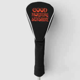 Gute Morgensonne Retrodekor drucken Golf Headcover