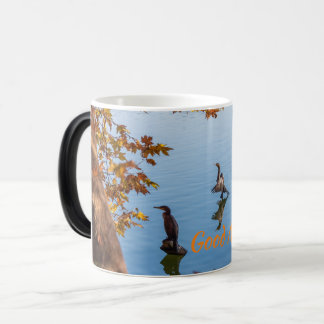 Gute Morning Bird Design-Tasse Verwandlungstasse