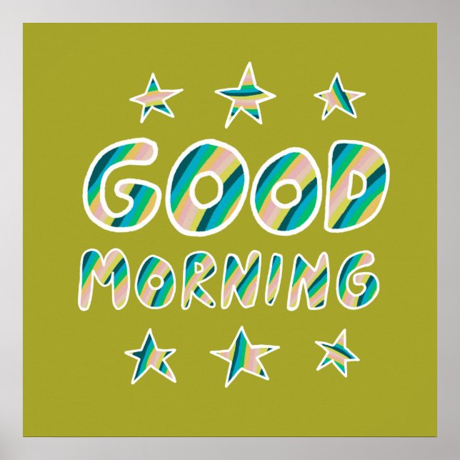 GUTE MORNING Cool- & Fun-Stars Poster (Vorne)