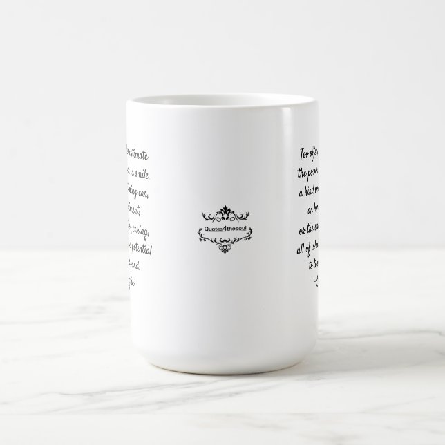GÜTE-MOTIVIEREND ZITAT DURCH LÖWEN BUSCAGLIA KAFFEETASSE (Mittel)