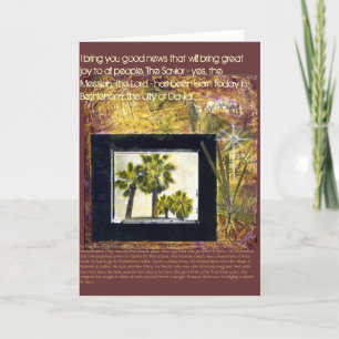 Gute Nachrichten-Weihnachtskarte Feiertagskarte