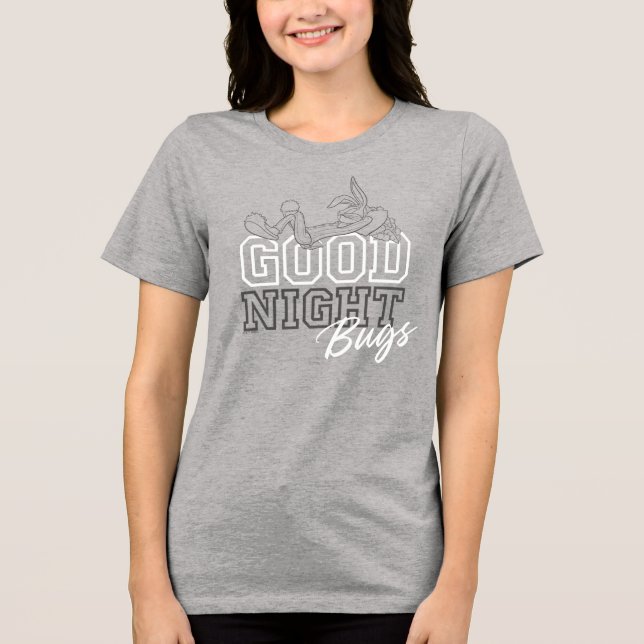 Gute Nacht BUGS BUNNY™ Tri-Blend Shirt (Vorderseite)