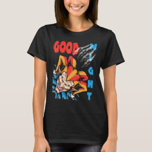 Gute Nacht Harlekin böser Clown gruselige Maske bö T-Shirt
