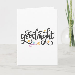 Gute Nacht Karte