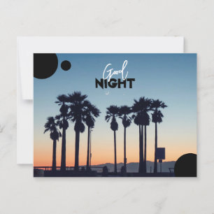 Gute Nacht Postkarte