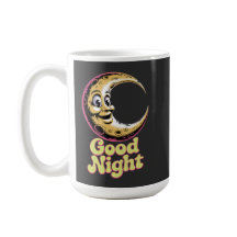 Gute Nacht Retro Moon