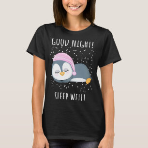Gute Nacht Schlaf gut Pinguin für Kinder T-Shirt