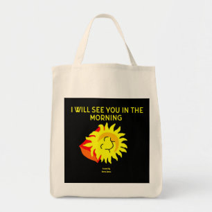 Gute Nacht-Sonne-Lebensmittel-Tasche Tragetasche