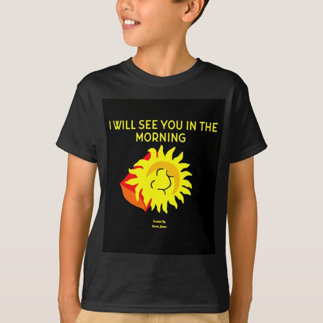 Gute Nacht Sun Boys Black Basic T Shirt (Vorderseite)