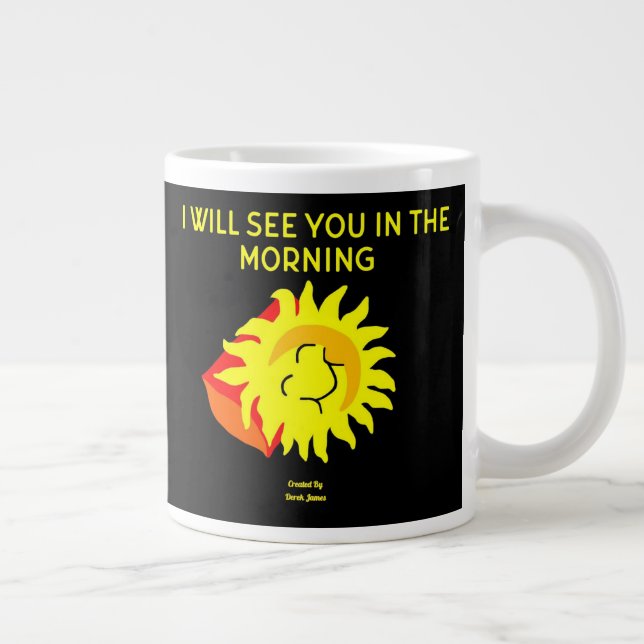 Gute Nacht Sun Jumbo-Tasse (Rechts)