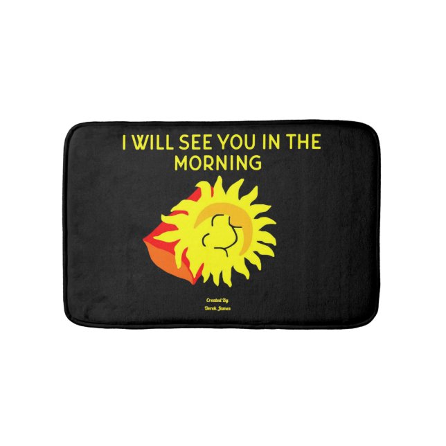 Gute Nacht Sun Small Bath Mat Badematte (Vorderseite)