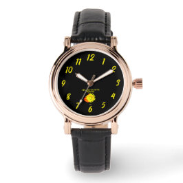 Gute Nacht Sun Women's Square Watch Armbanduhr