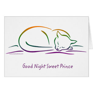 Gute Nacht Süßer Prinz (Katze)