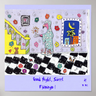Gute Nacht, Sweet Flamingo ! Poster