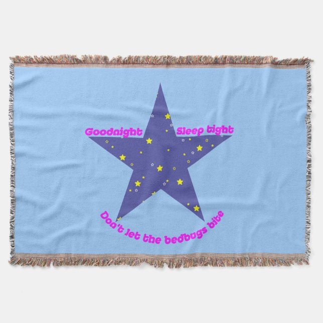 Gute Nachtschlaf-Star Decke (Vorderseite)