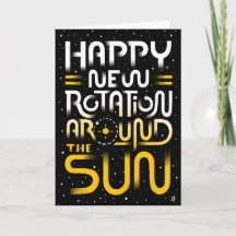 Gute neue Rotation um die Sonne