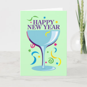 Gute Neujahrskarten Feiertagskarte