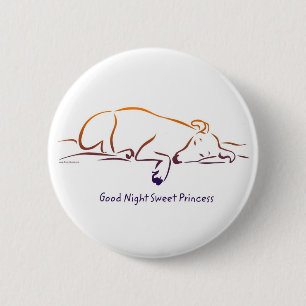 Gute Night Sweet Princess-Tasten Button