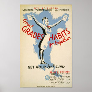 Gute Noten Habit Vintage Poster