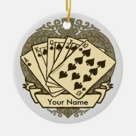 Gute Poker-Handschmuck Keramik Ornament