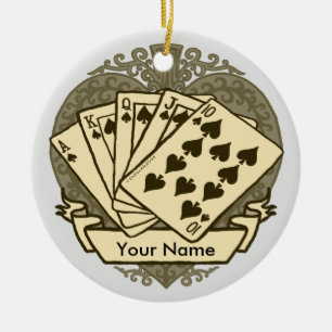 Gute Poker-Handschmuck Keramik Ornament
