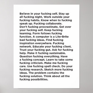 Gute Ratschläge Poster