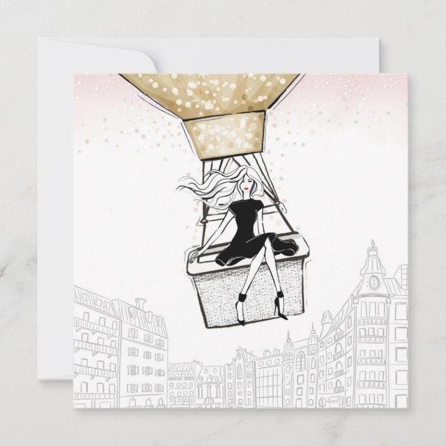 Gute Reise! Feiertagskarte (Vorderseite)