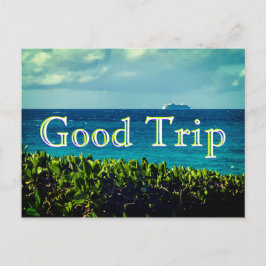 Gute Reise Postkarte