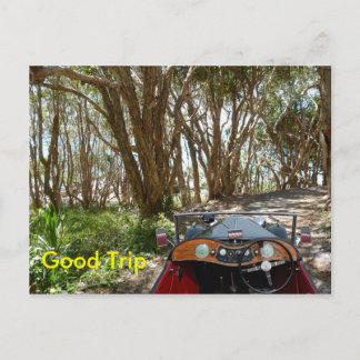 Gute Reise-Postkarte Postkarte