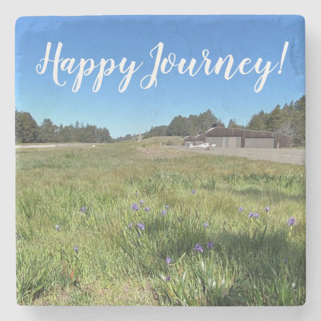 Gute Reise! Steinuntersetzer (Vorderseite)