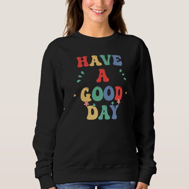 Gute Retro-Grundschule Sweatshirt (Vorderseite)