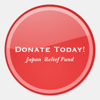 Gute Sache Runder Aufkleber