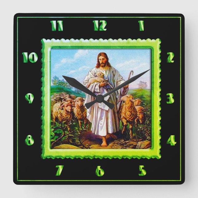 Gute Schäferhirte Grüne Uhr (Vorderseite)
