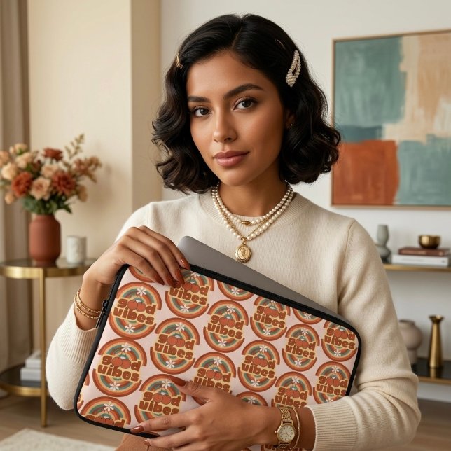 Gute Schwingungen Laptopschutzhülle (Von Creator hochgeladen)