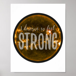 gute Schwingungen Motivation für Selbstakzeptanz Poster