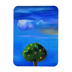 Gute Seite über dem Orangenbaum 2012 Magnet