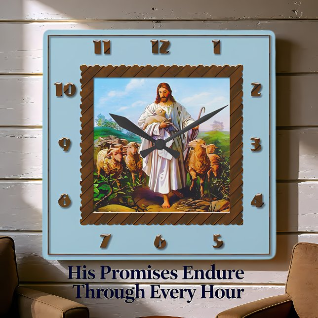 Gute Shepherd Square-Uhr Quadratische Wanduhr (Von Creator hochgeladen)