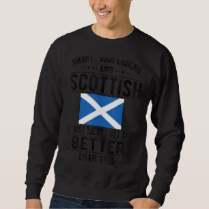 Gute Sicht schottische Flagge Schottland Schottlan Sweatshirt