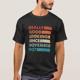 Gute Sicht seit November 1957 Retro Vintag Bir T-Shirt