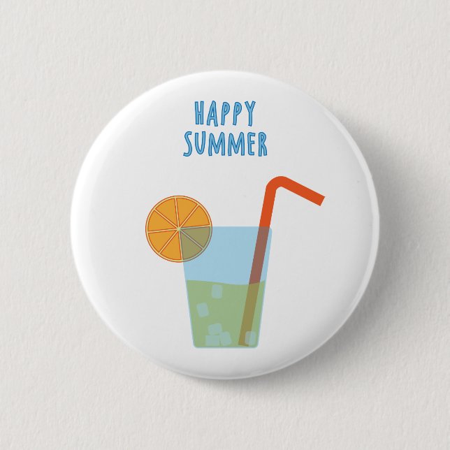 Gute Sommertaste mit Cocktail Button (Vorderseite)