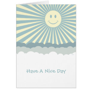 Gute Sonne und Wolken