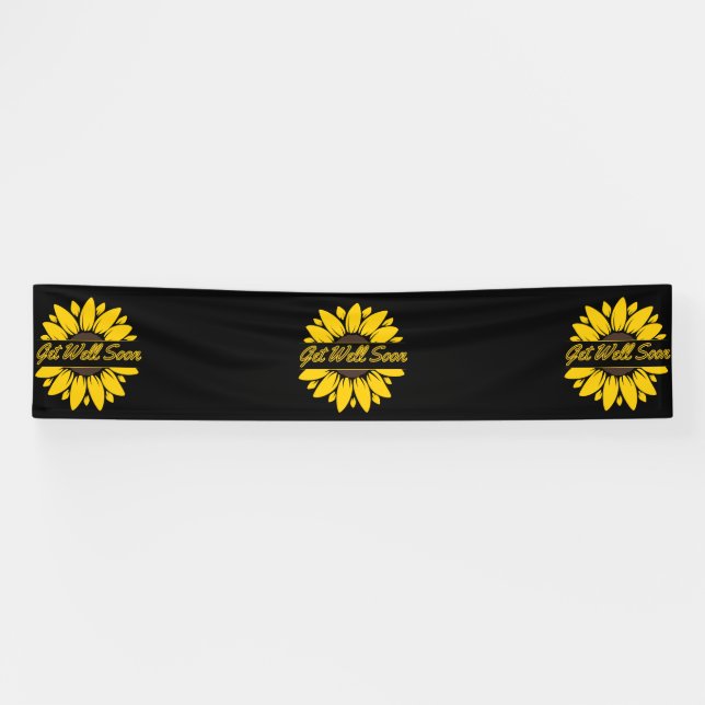 Gute Sonnenblume 2.5x12 Vinyl Banner (Horizontal)