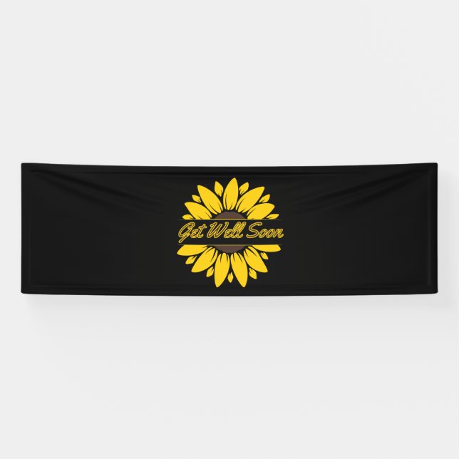 Gute Sonnenblume 2.5x8 Vinyl Banner (Horizontal)