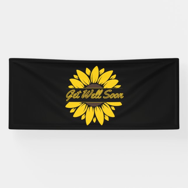 Gute Sonnenblumen 2.5x6 Vinyl Banner (Horizontal)