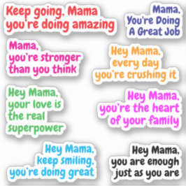 Gute Stellenangebote für die Mama | Meldungsaufkle Aufkleber