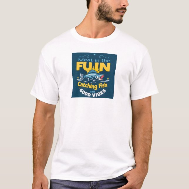 Gute Stimmung & Große Fänge T-Shirt (Vorderseite)