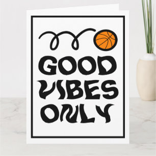 Gute Stimmung nur große Basketballkarte Karte