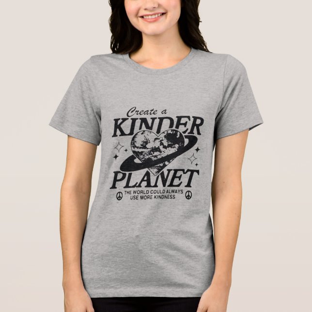 Güte-T-Shirt Tri-Blend Shirt (Vorderseite)