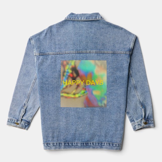 Gute Tage Jeansjacke (Rückseite)